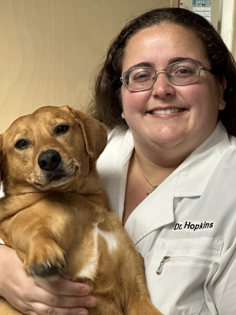 portrait of Melanie Hopkins, DVM